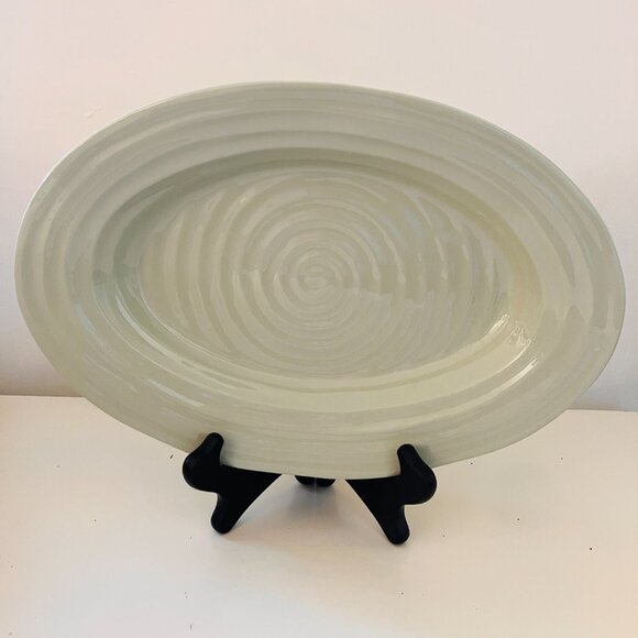Sophie Conran for Portmeirion Celadon Green Ripple Platter - Picture 2 of 5